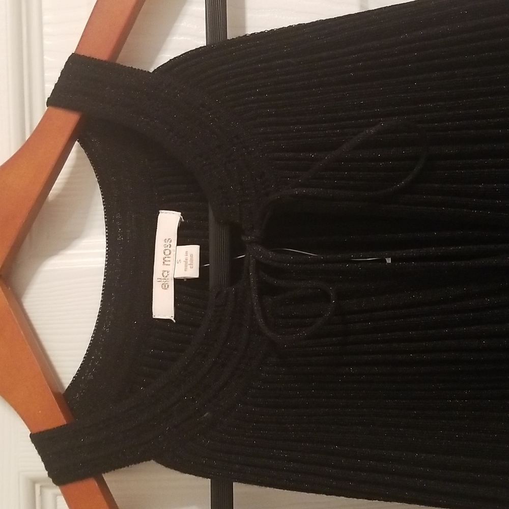 Ella Moss long dress, black ,size small,new without tag